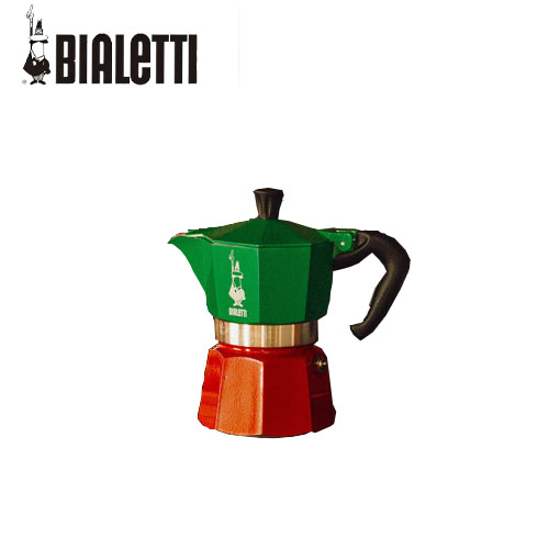 Bialetti/比乐蒂三色旗摩卡壶3杯 BIALETTI-951 绿
